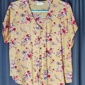 XL Maurices Floral Top